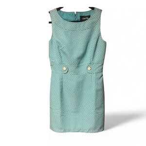 Chelsea Rose Tweed Sleeveless Shift Dress